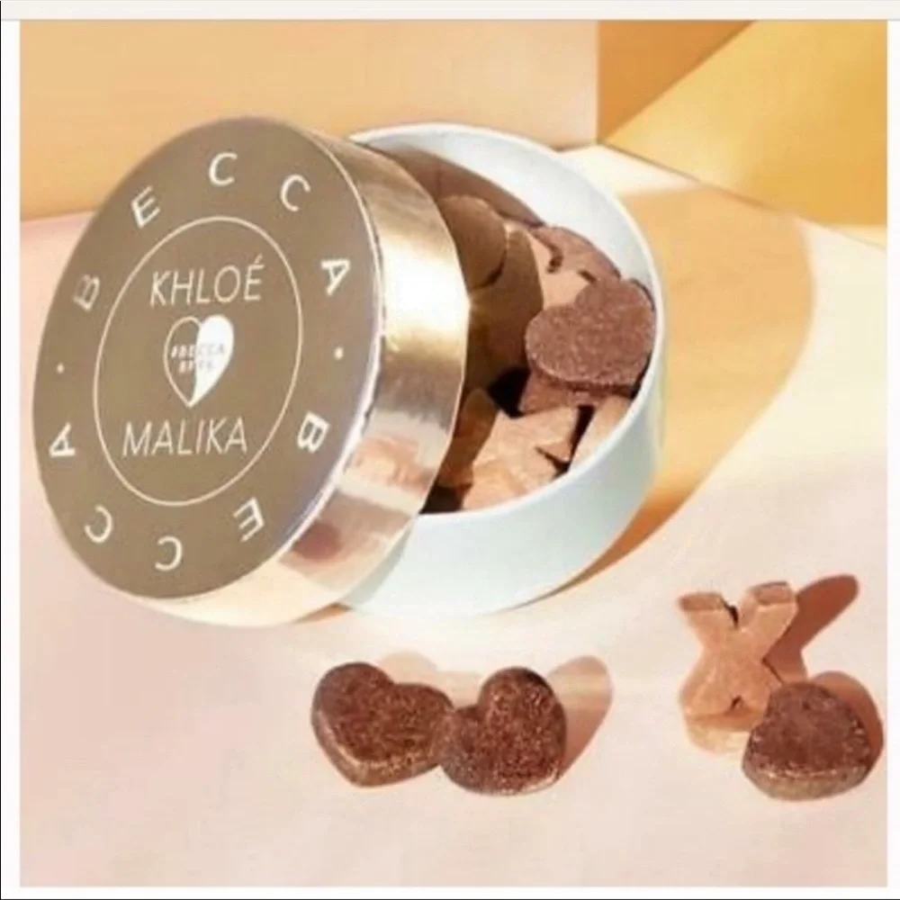 BECCA x Khloe Kardashian & Malika Haqq Glow Letters $32 Limited Edition NIB